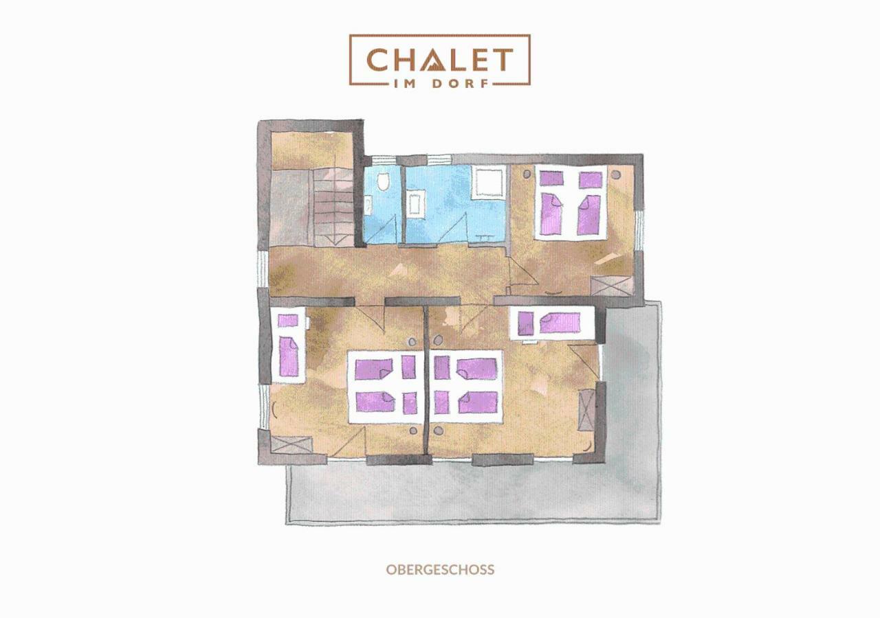 Chalet Im Dorf Гольдег Экстерьер фото
